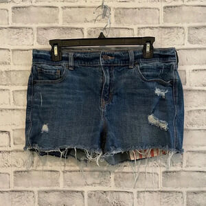 Women’s Old Navy boyfriend patriotic pocket Jean shorts size  10